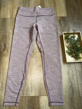 lululemon athletica Mauve Heathered Leggings size 12